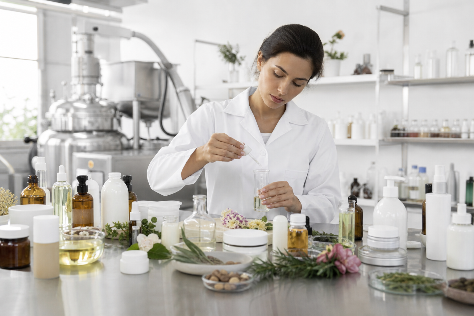 Clean beauty manufacturing lab