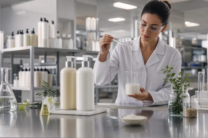 Hair care manufacturing lab