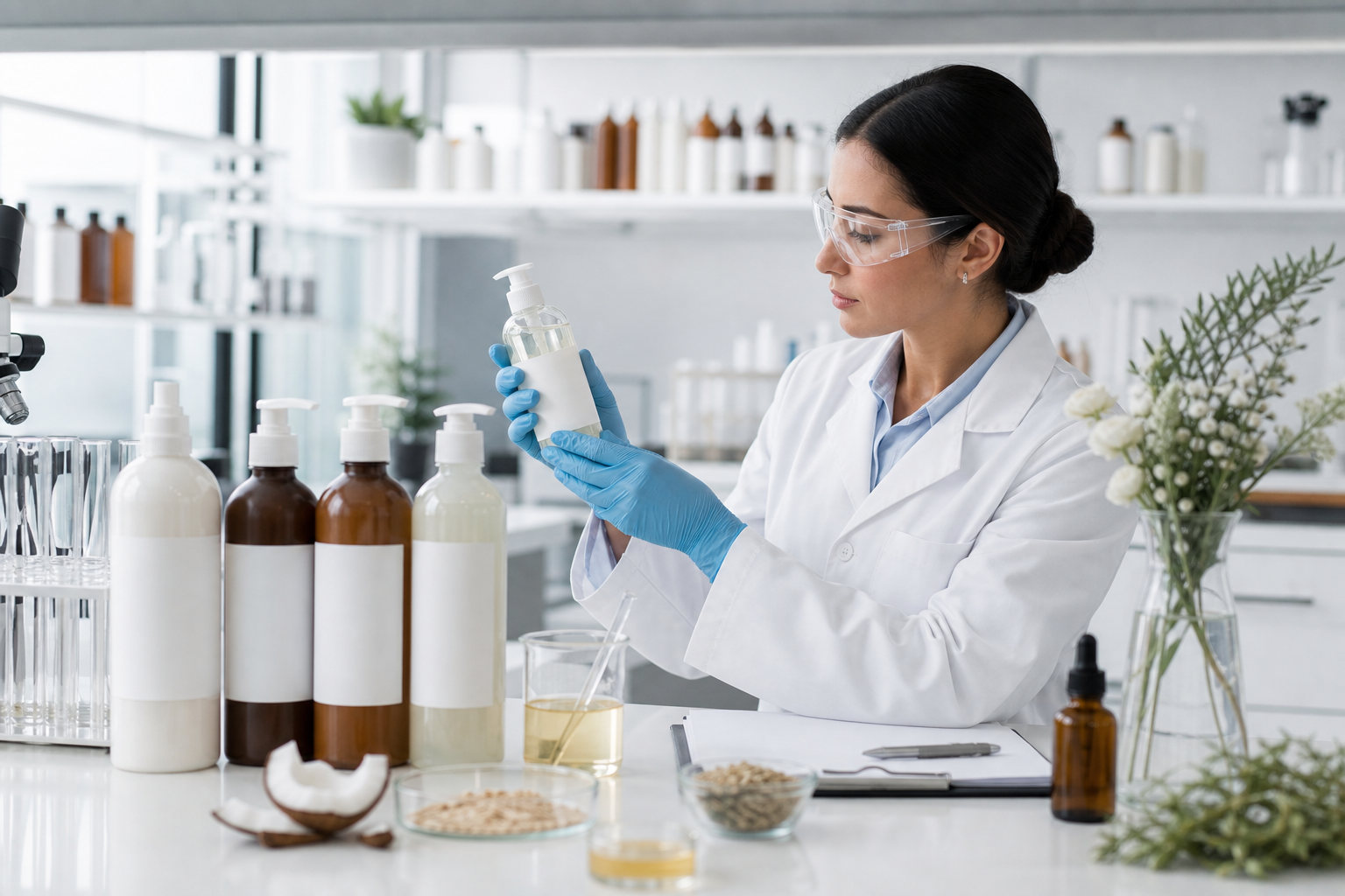 Pet shampoo manufacturing lab
